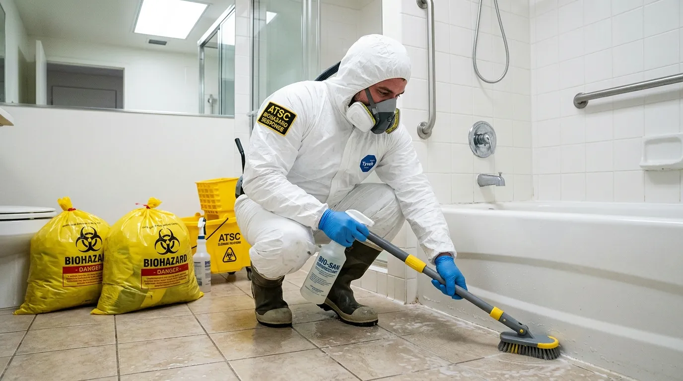 Decontamination equipment deployed for Blood Cleanup in Montebello